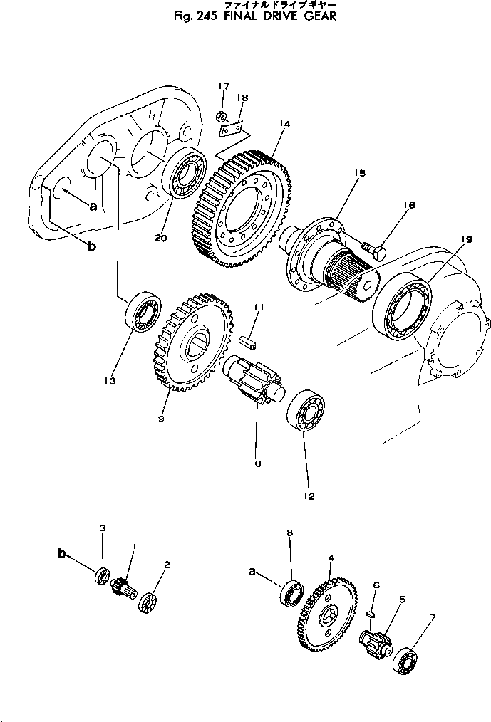 Вал 205-27-51290 Komatsu