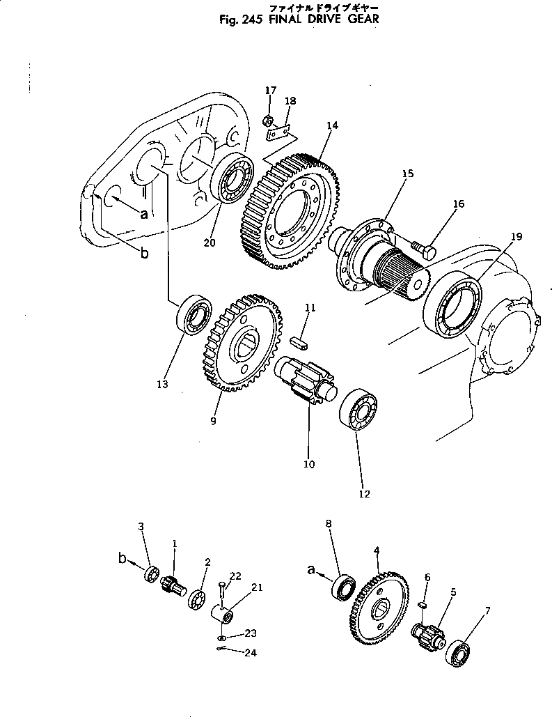 Вал 207-27-12110 Komatsu