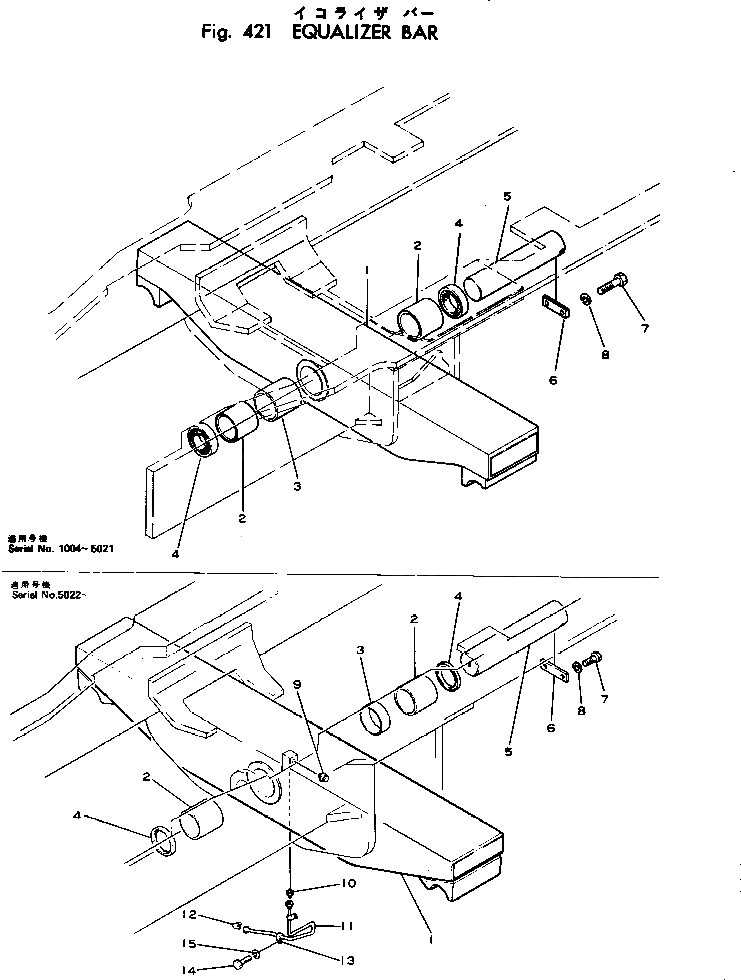 Вал 145-50-31131 Komatsu