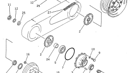 Вал 233-23-22290 Komatsu