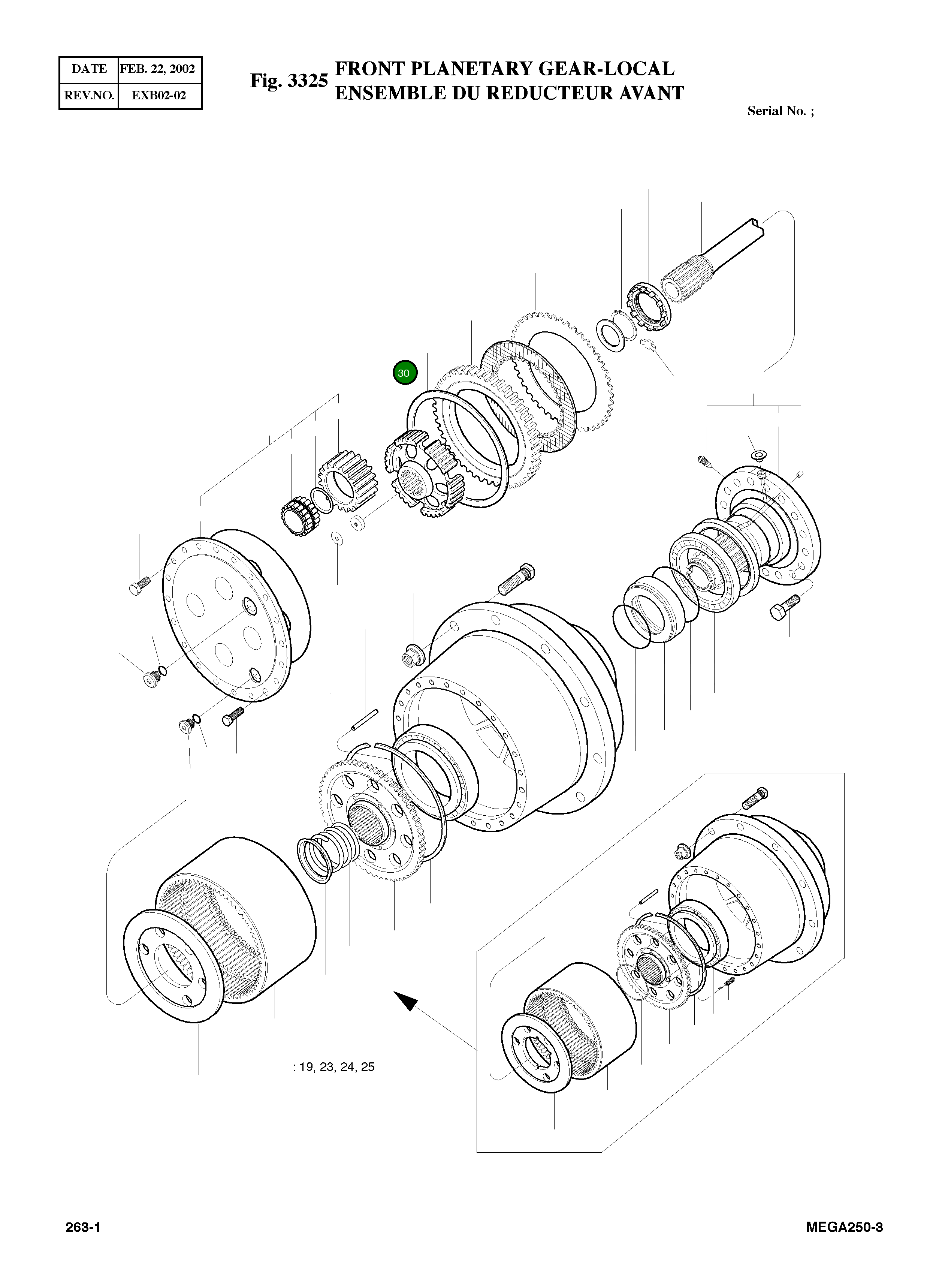 Барабан 4225-7002 Komatsu