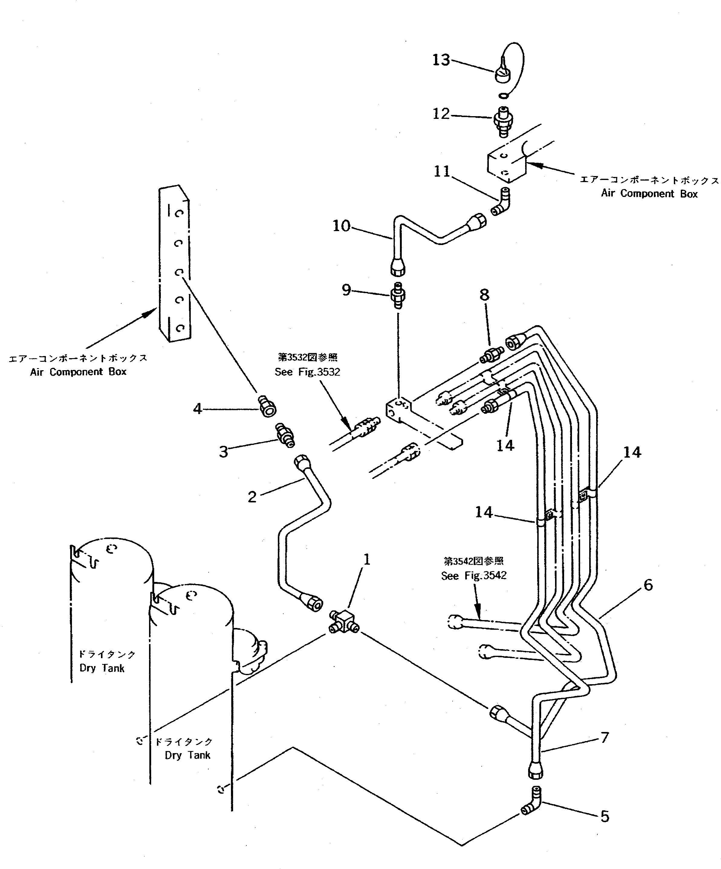 Адаптер 07326-30403 Komatsu