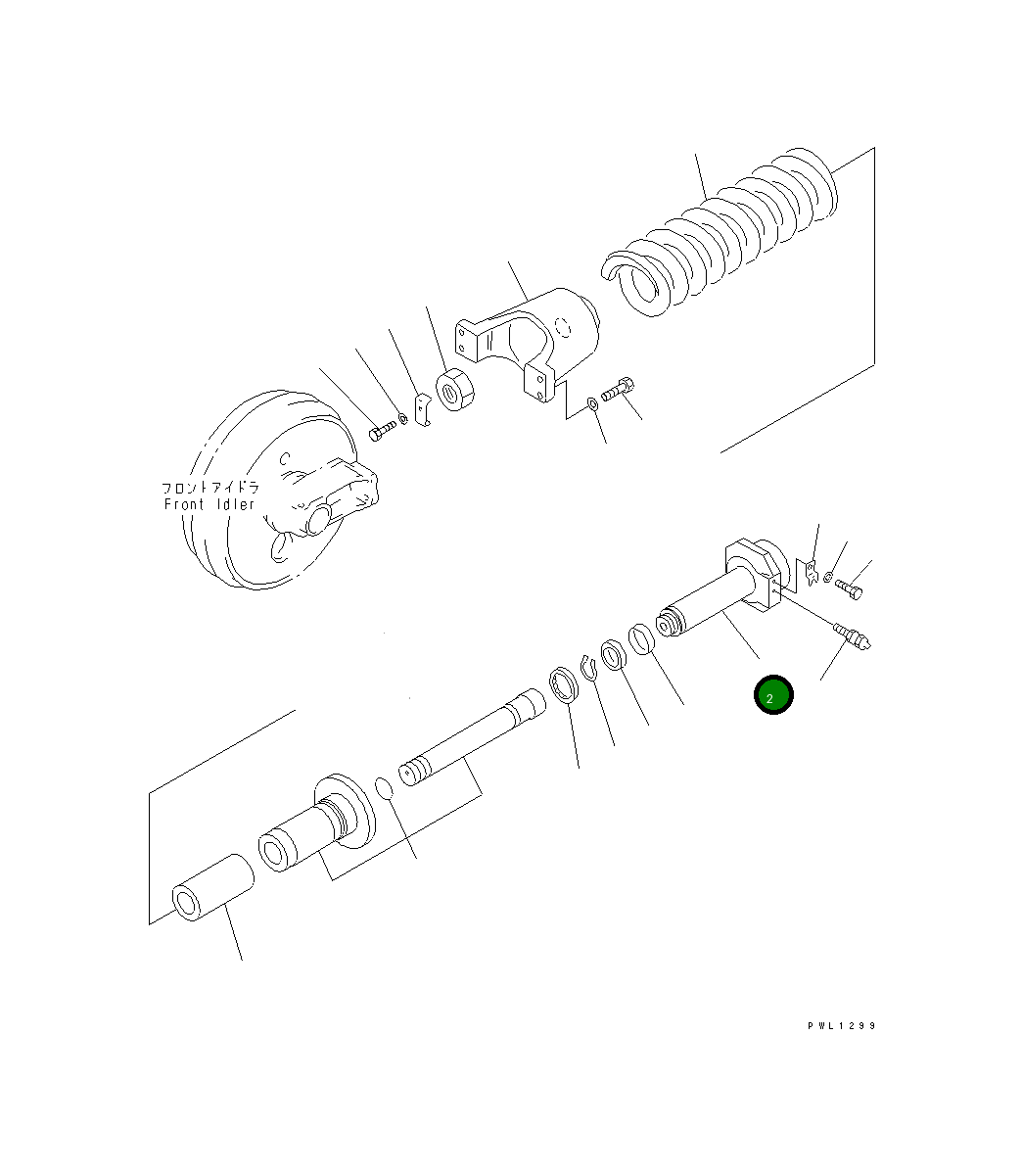 Вал 208-30-57260 Komatsu