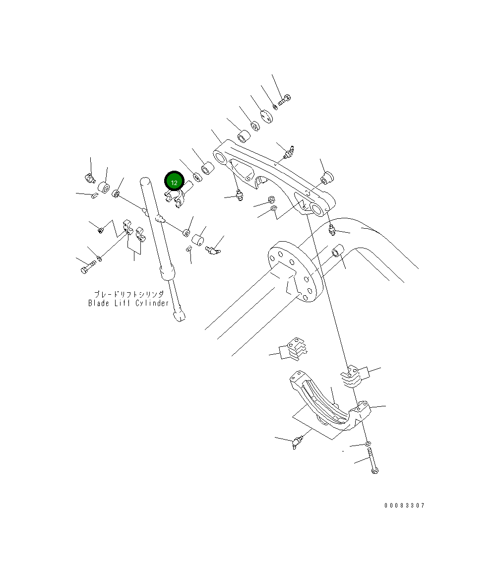 Вилка 232-70-53132 Komatsu