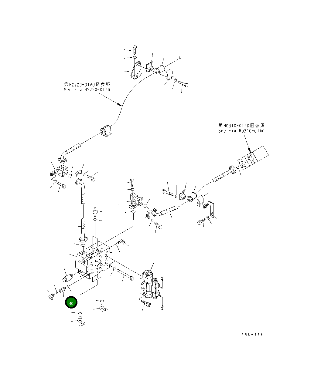 Адаптер 201-62-65530 Komatsu