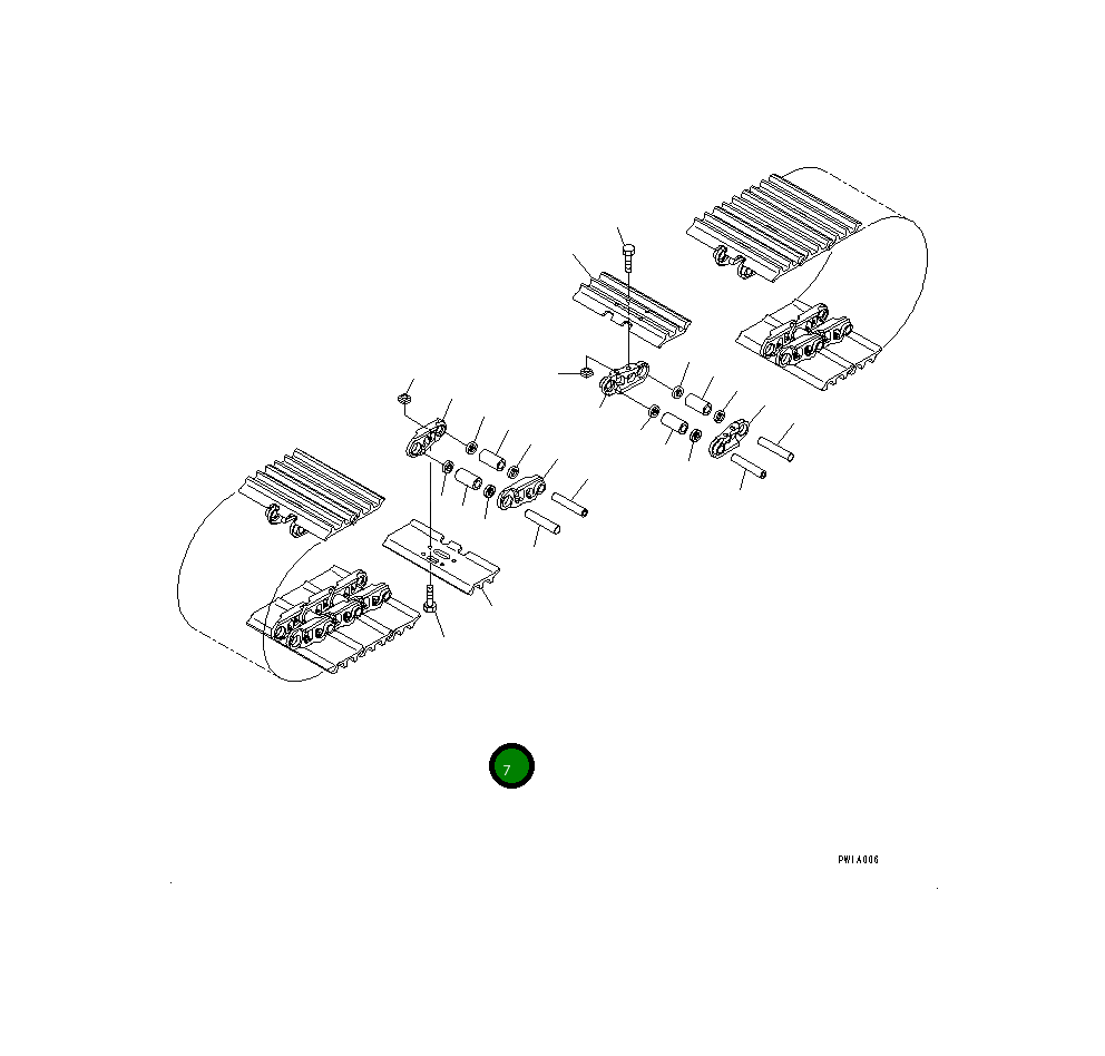 Башмак 20Y-32-31320 Komatsu