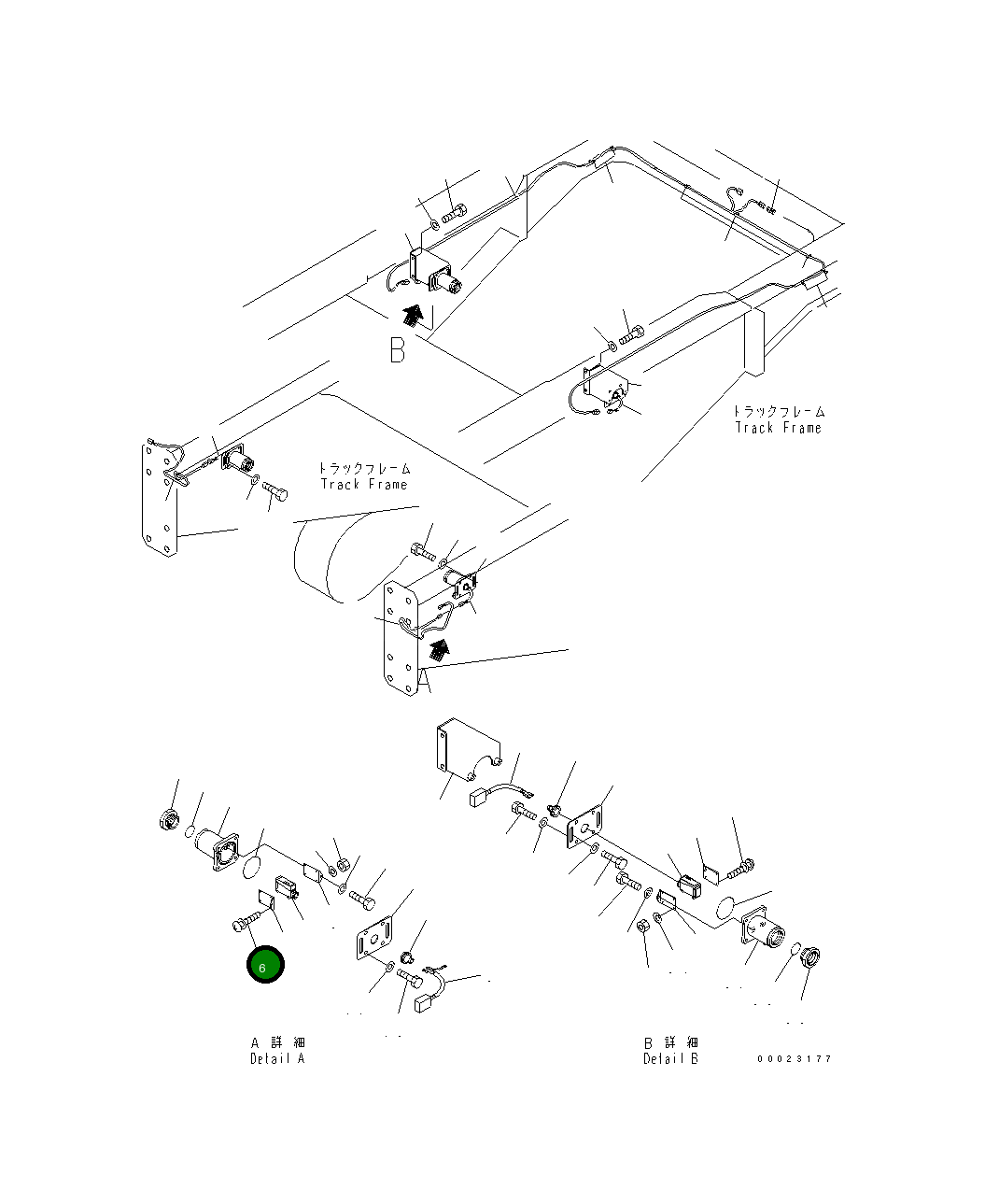 Винт 01023-20540 Komatsu