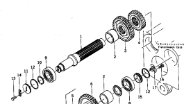 Шестерня 232-14-32740 Komatsu