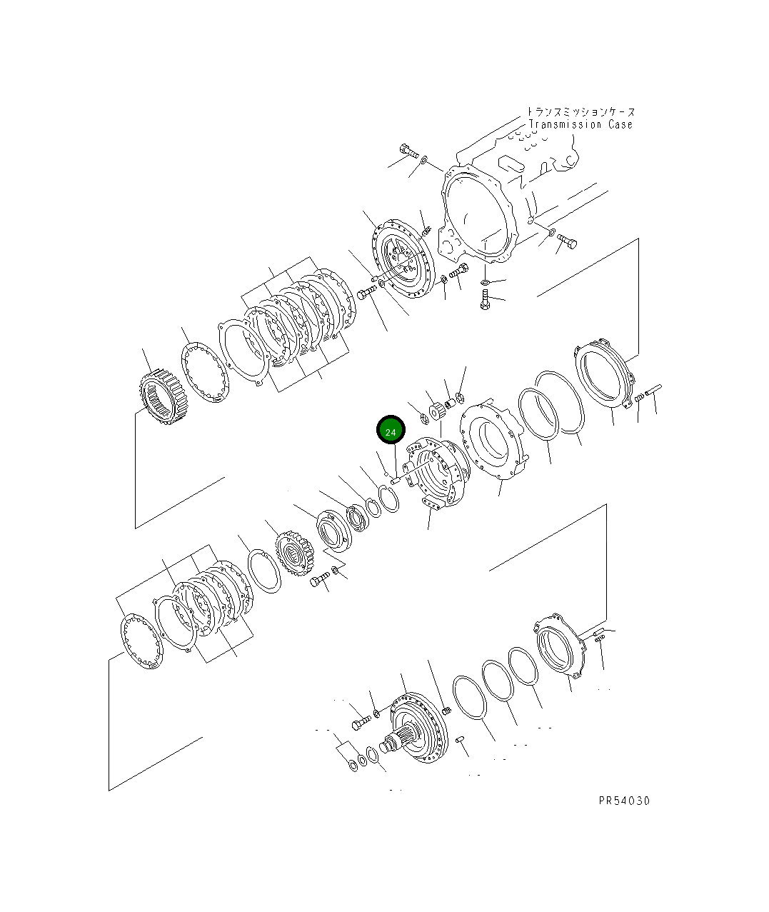 Вал 23B-15-12560 Komatsu