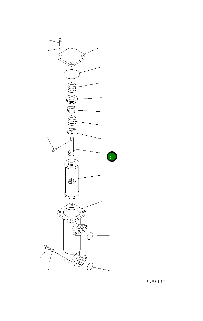 Вал 102-60-15180 Komatsu