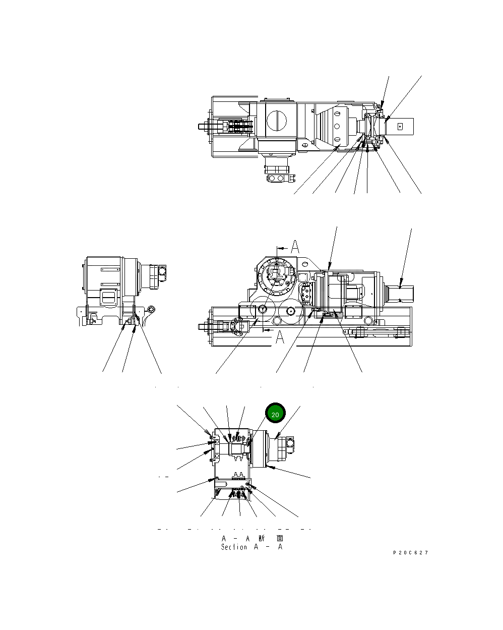 Вал 8210-73-1211 Komatsu