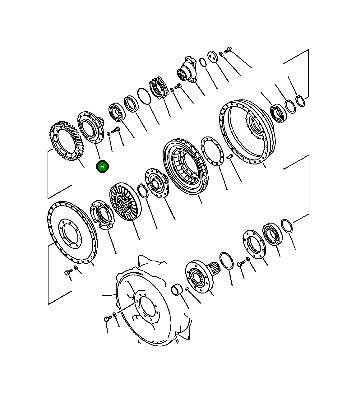Вал 711-47-31350 Komatsu