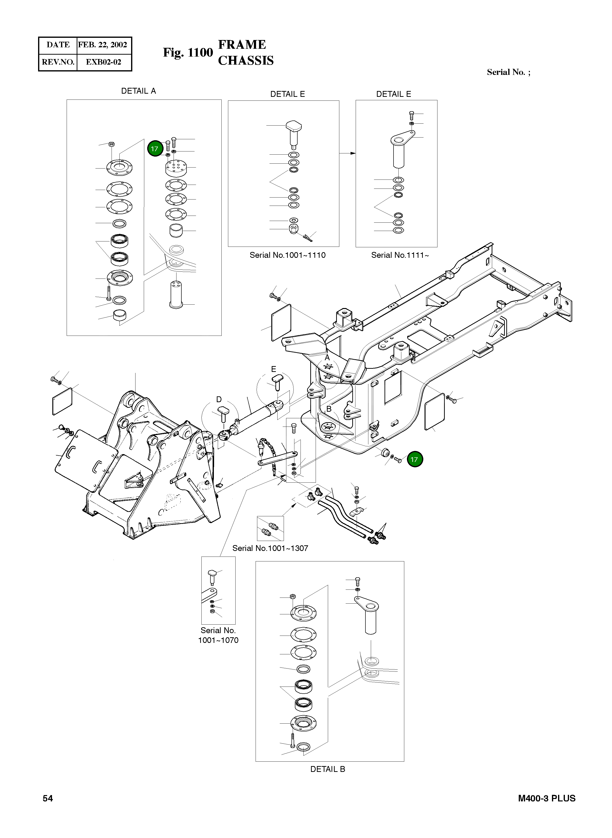 Болт M12X1.75X45 S0560663 Komatsu