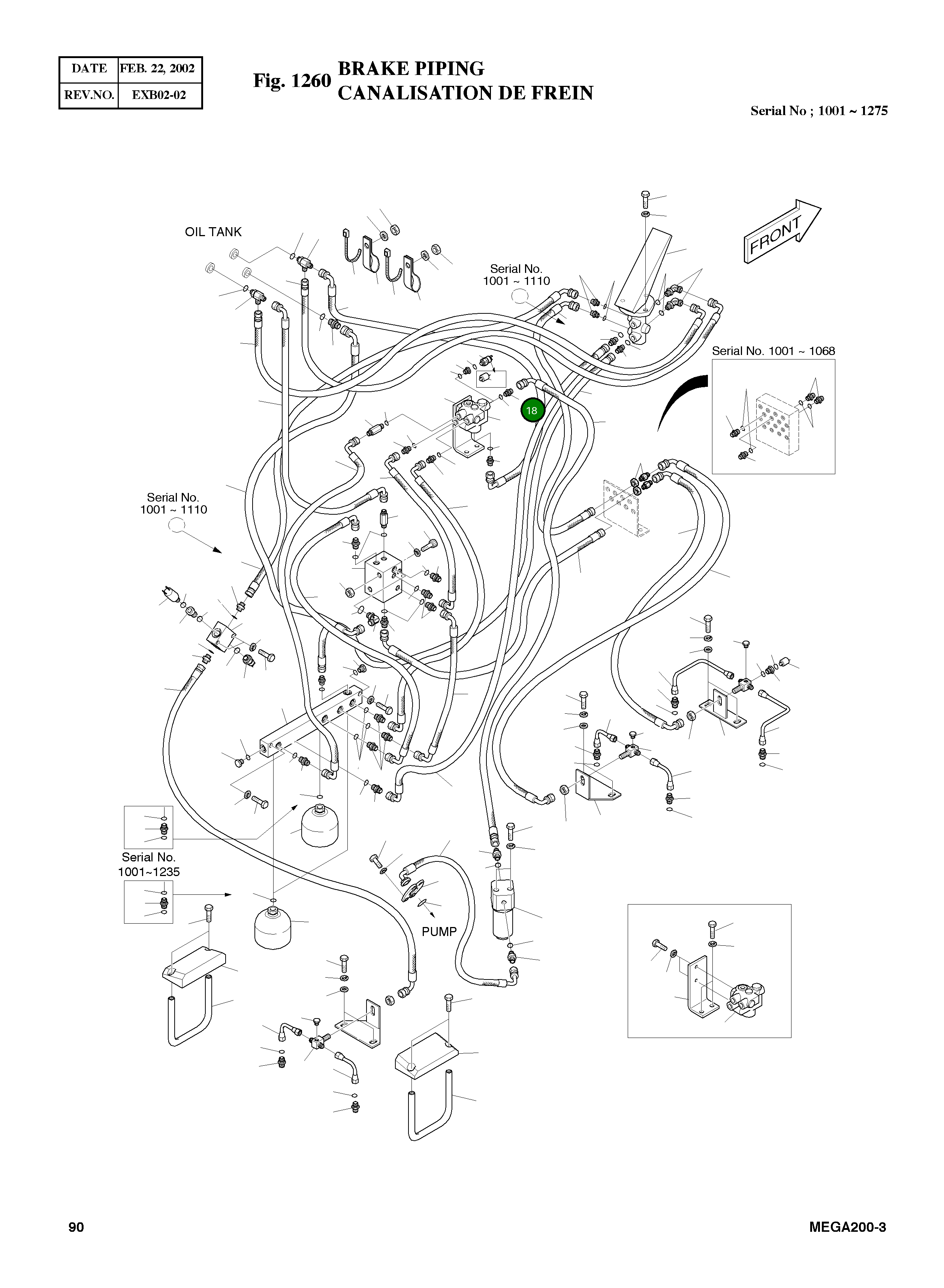 Адаптер PFO1/2 2181-1126D132 Komatsu