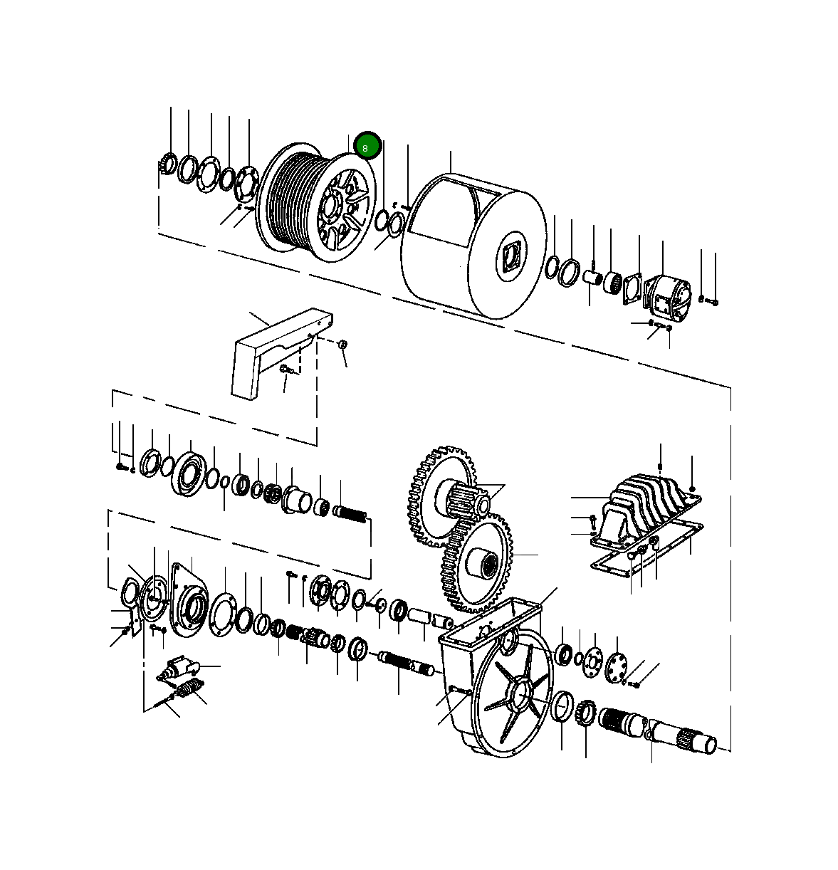 Барабан 78 032 Komatsu