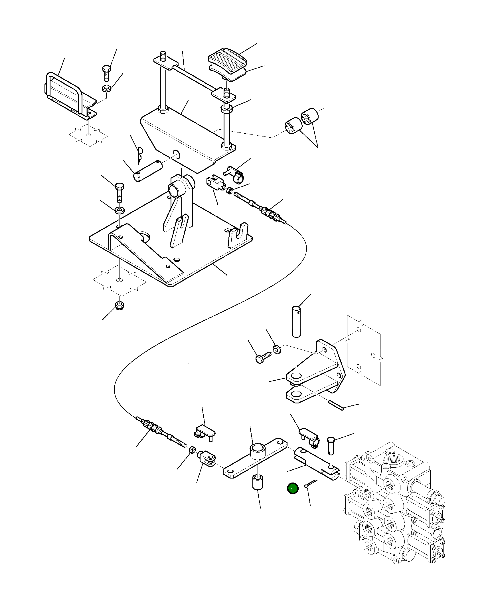 Вилка 333309634 Komatsu