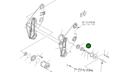 Ведущая звезда 262-70-27160 Komatsu