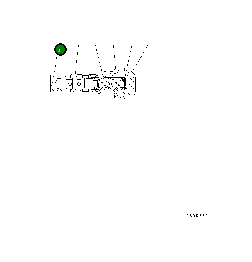 Втулка 21P-60-K2340 Komatsu
