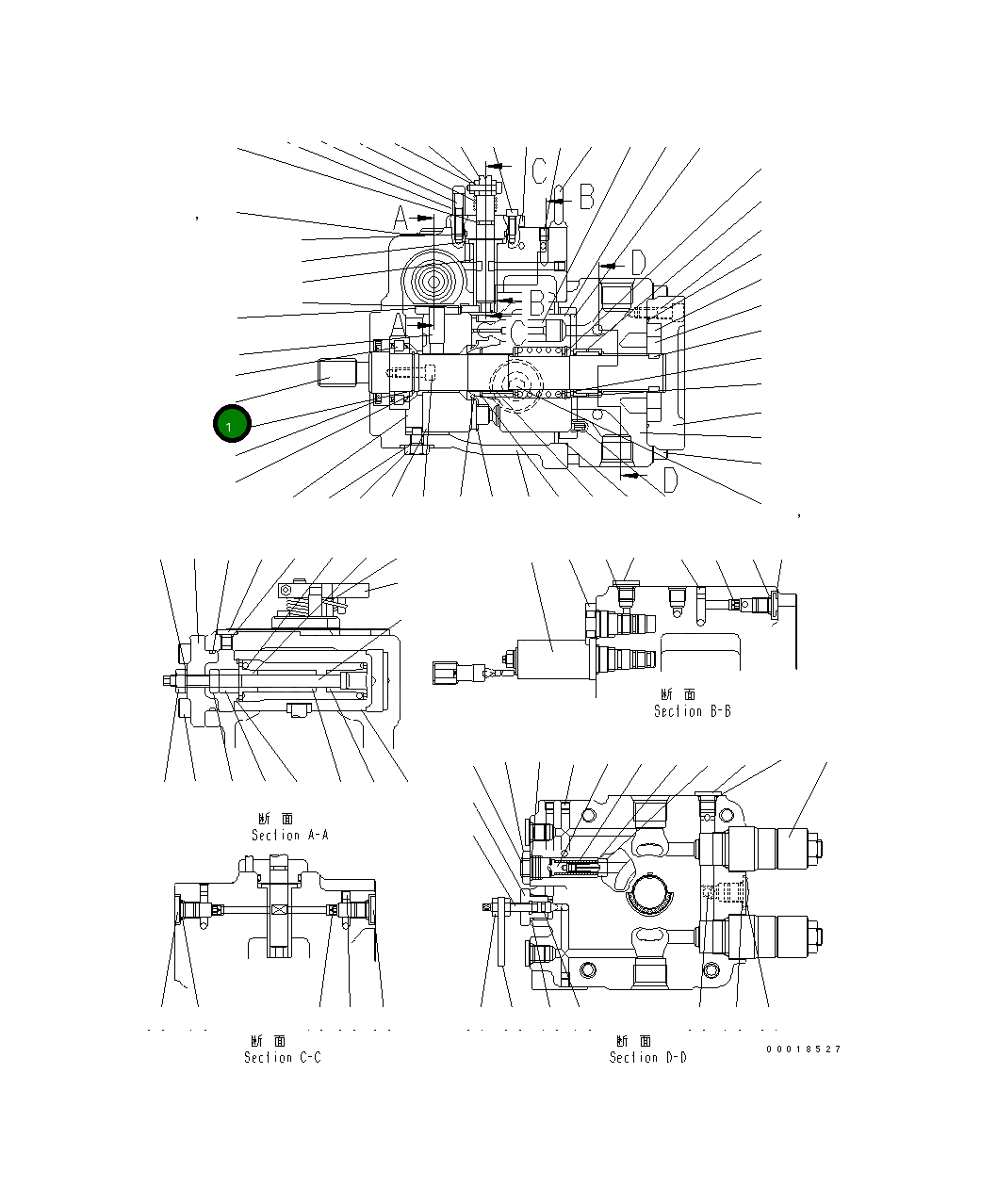 Вал 266-81-91420 Komatsu