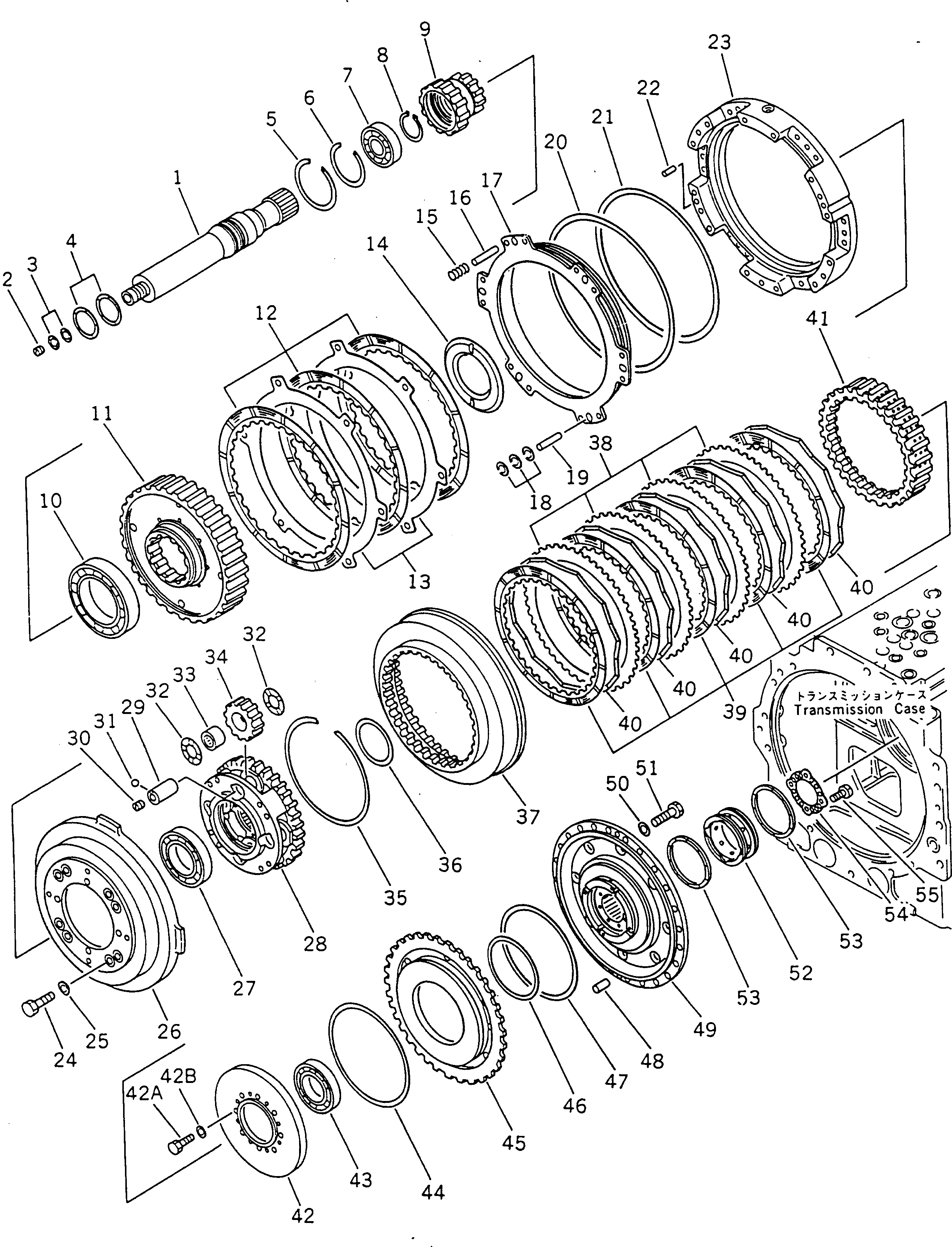 Вал 569-15-32110 Komatsu
