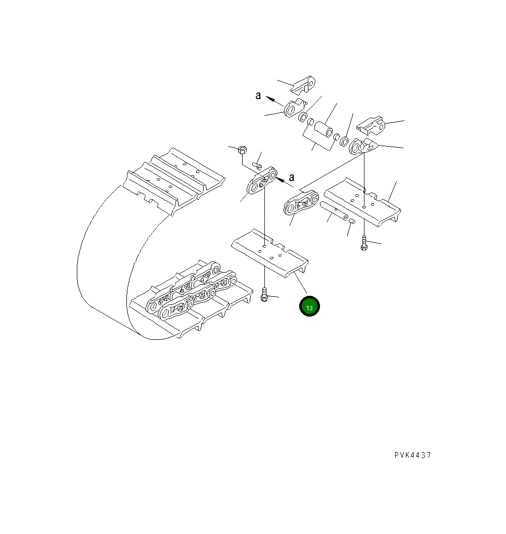 Башмак 11G-32-21113 Komatsu