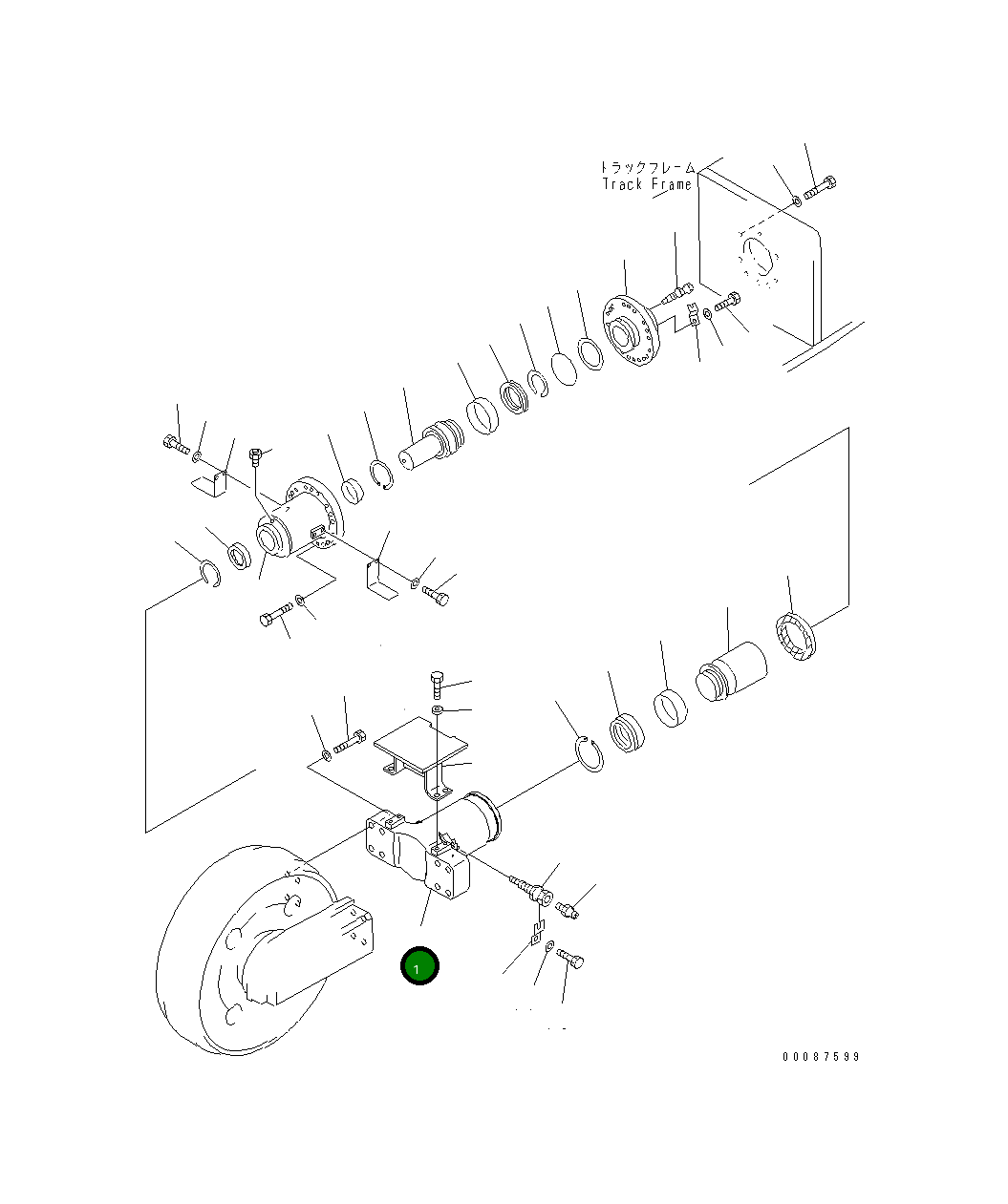 Вилка 21T-30-32540 Komatsu