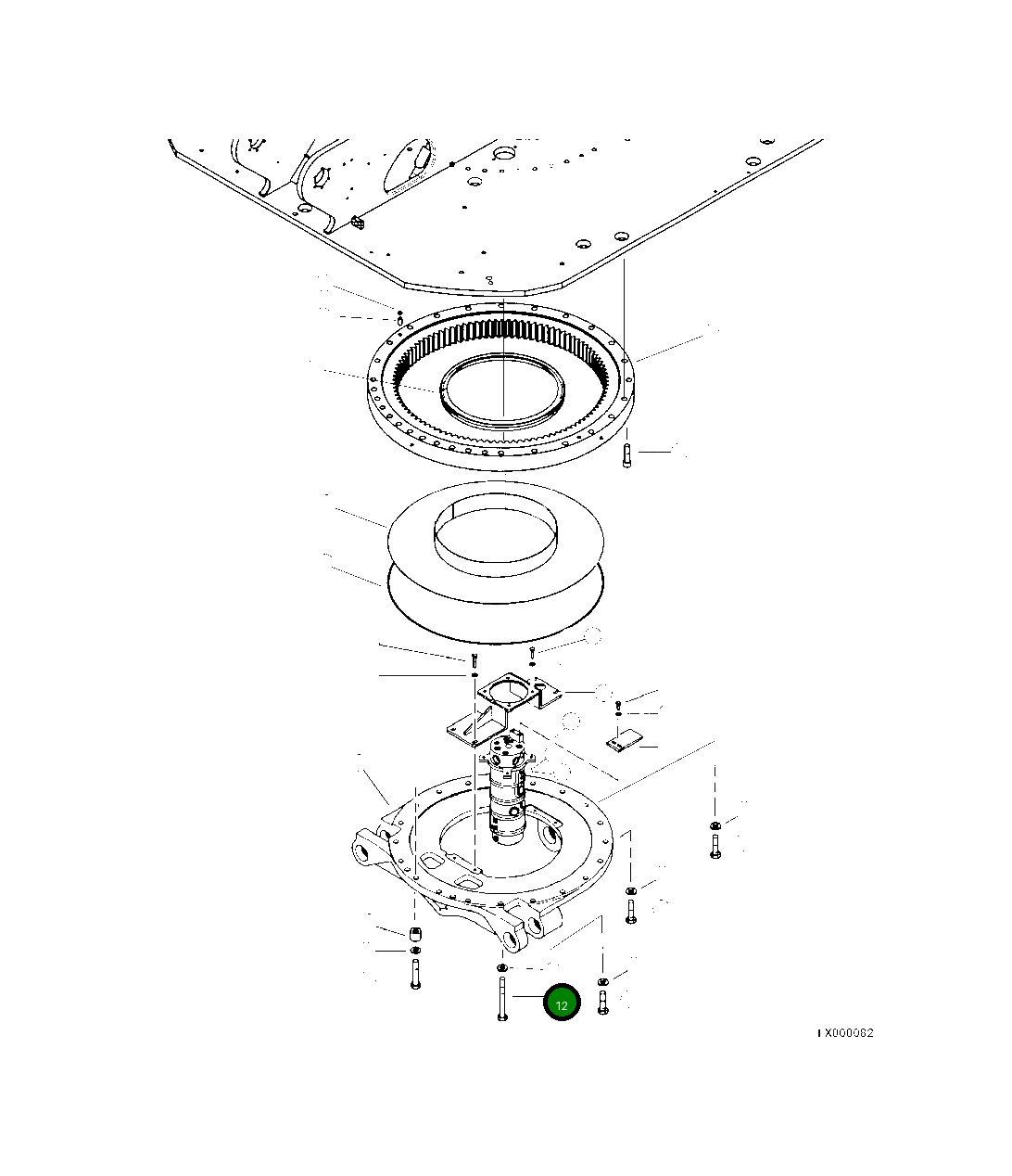 Болт (1 x 9 INCH LAWSON) 82748KF Komatsu