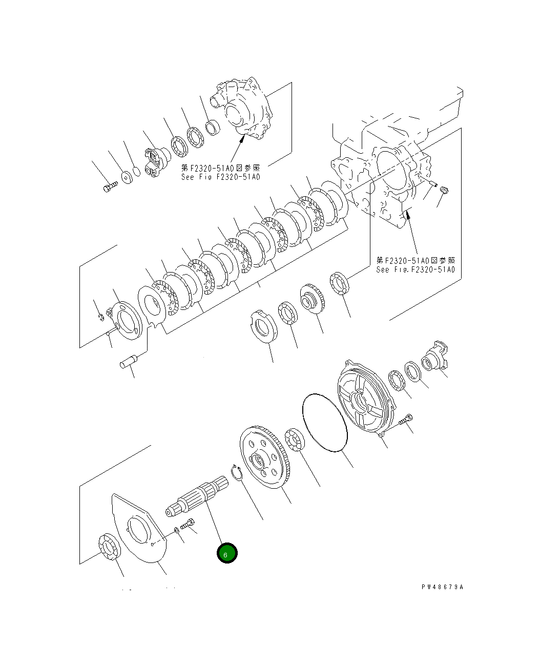 Вал 714-20-14510 Komatsu
