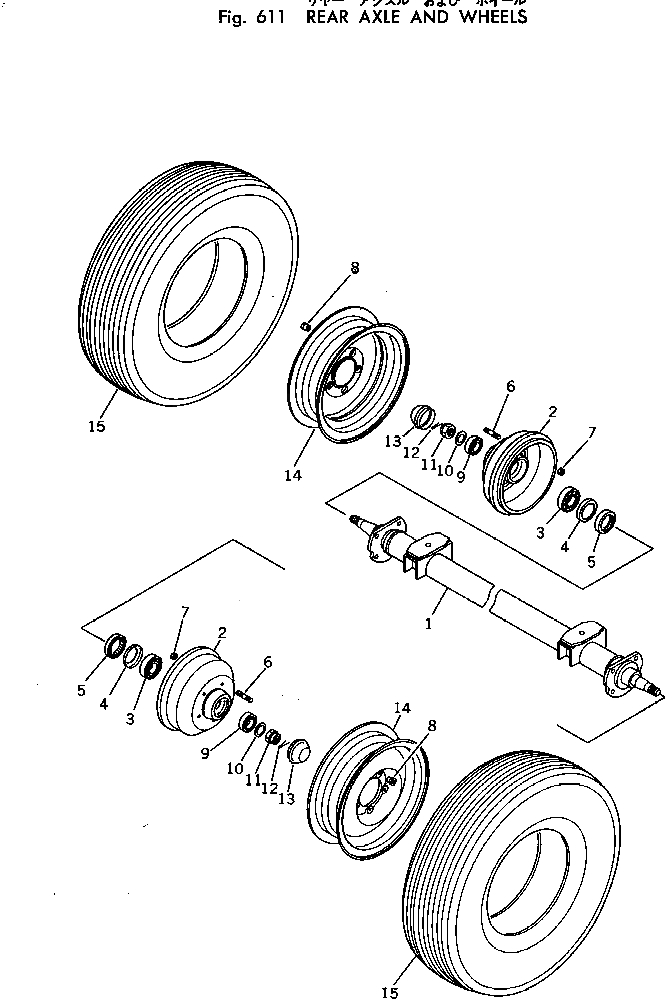 Вал M721145007060 Komatsu