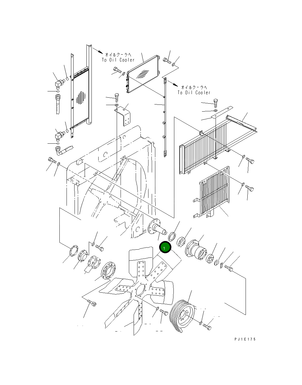 Вал 21N-03-31420 Komatsu