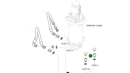 Адаптер M14X1.5.M10X1.0 2181-2201D3 Komatsu