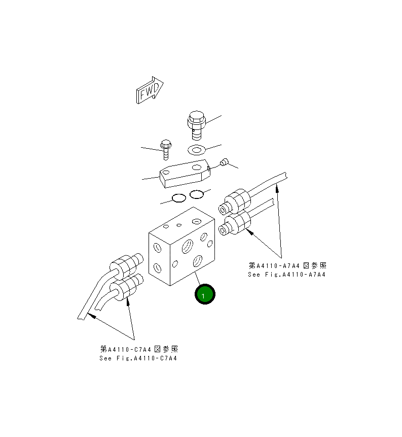 Адаптер 6215-75-7481 Komatsu