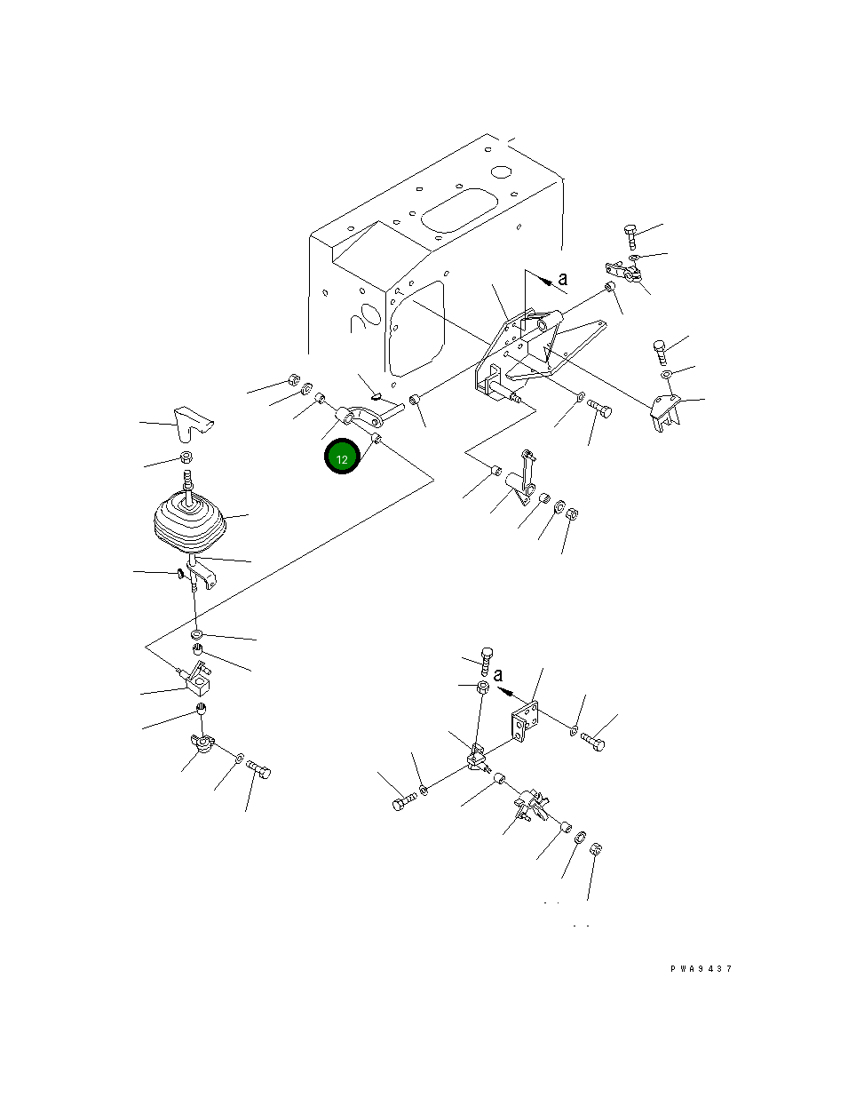 Вилка 134-43-38750 Komatsu