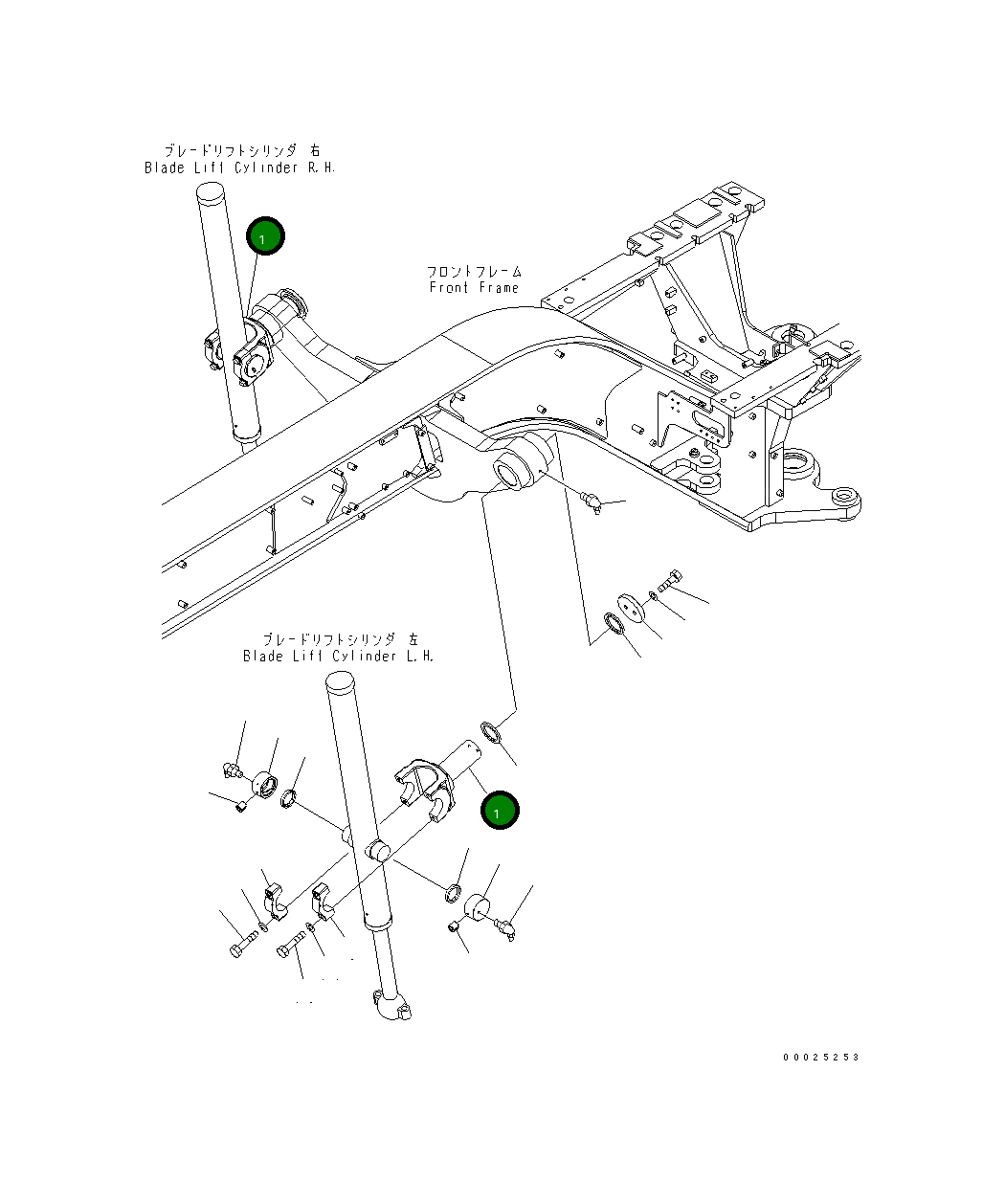 Вилка 234-70-34150 Komatsu