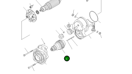 Вал ND028381-0040 Komatsu