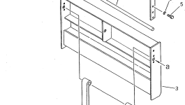 Панель пальцевая FF7829-12160 Komatsu