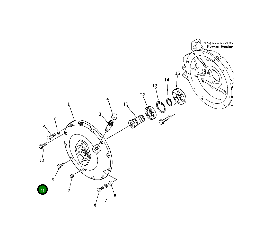 Вал 201-01-42120 Komatsu