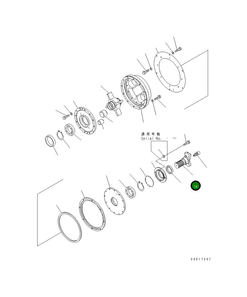 Вал 421-12-12770 Komatsu