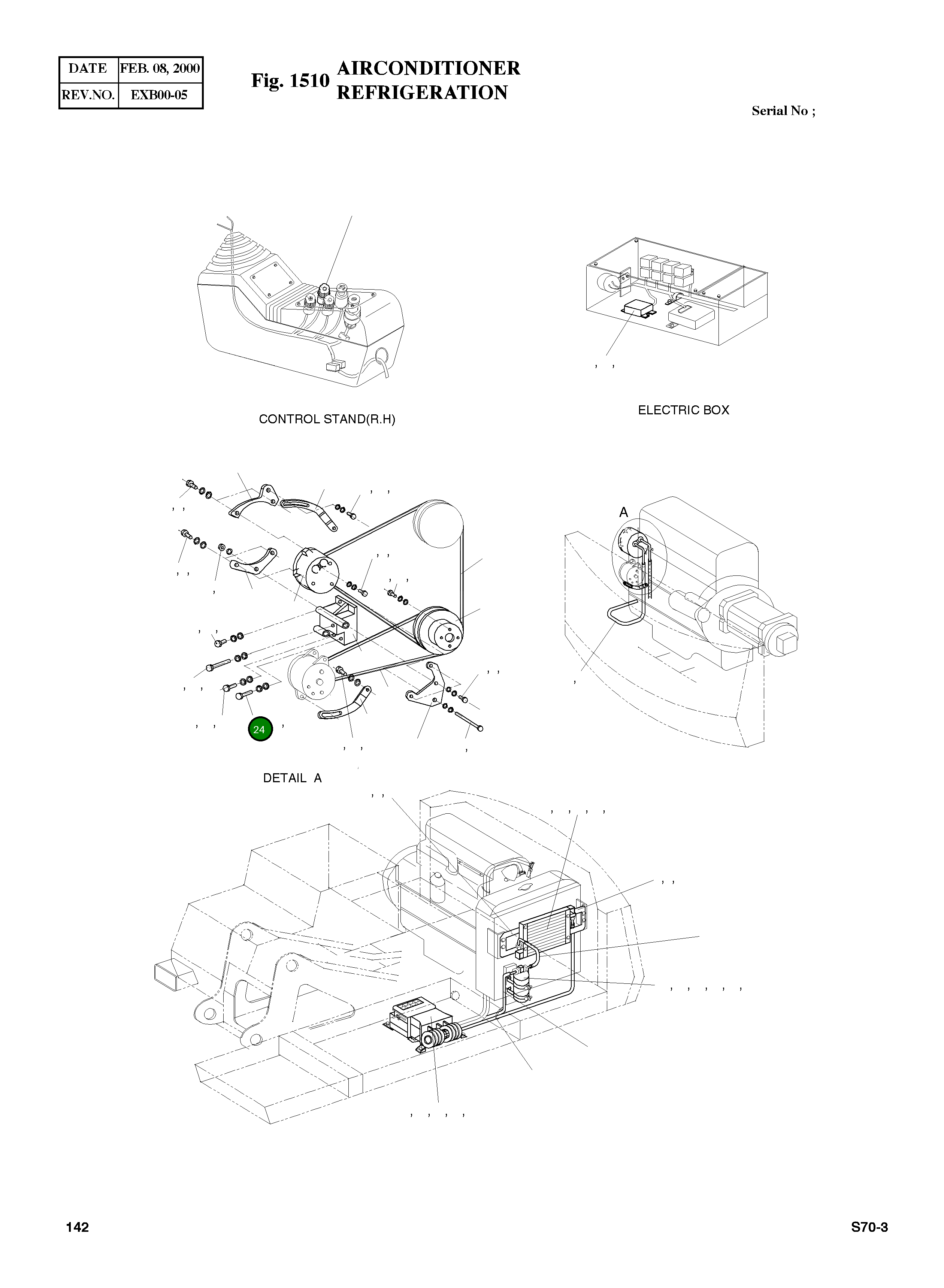 Болт M10X1.25X65 S0758853 Komatsu