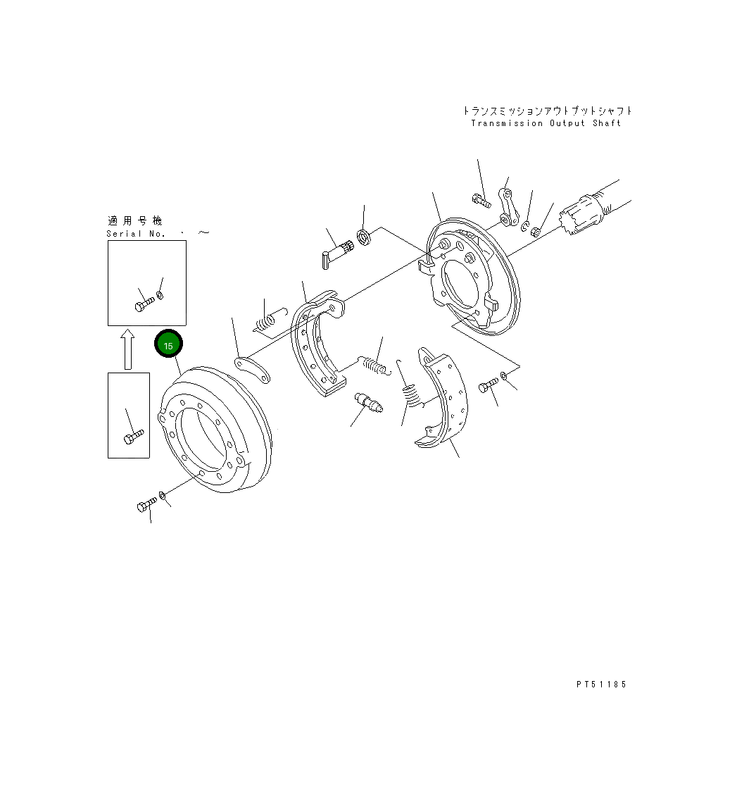 Барабан 234-32-32110 Komatsu