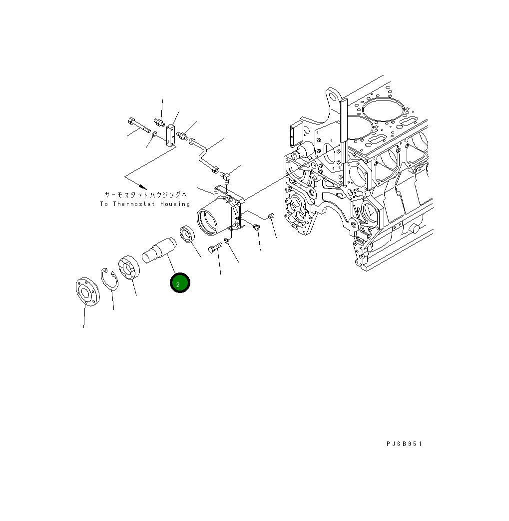 Вал 6240-61-3230 Komatsu