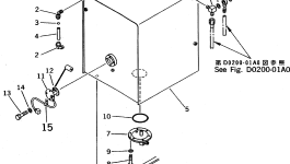 Бак 209-04-51113 Komatsu