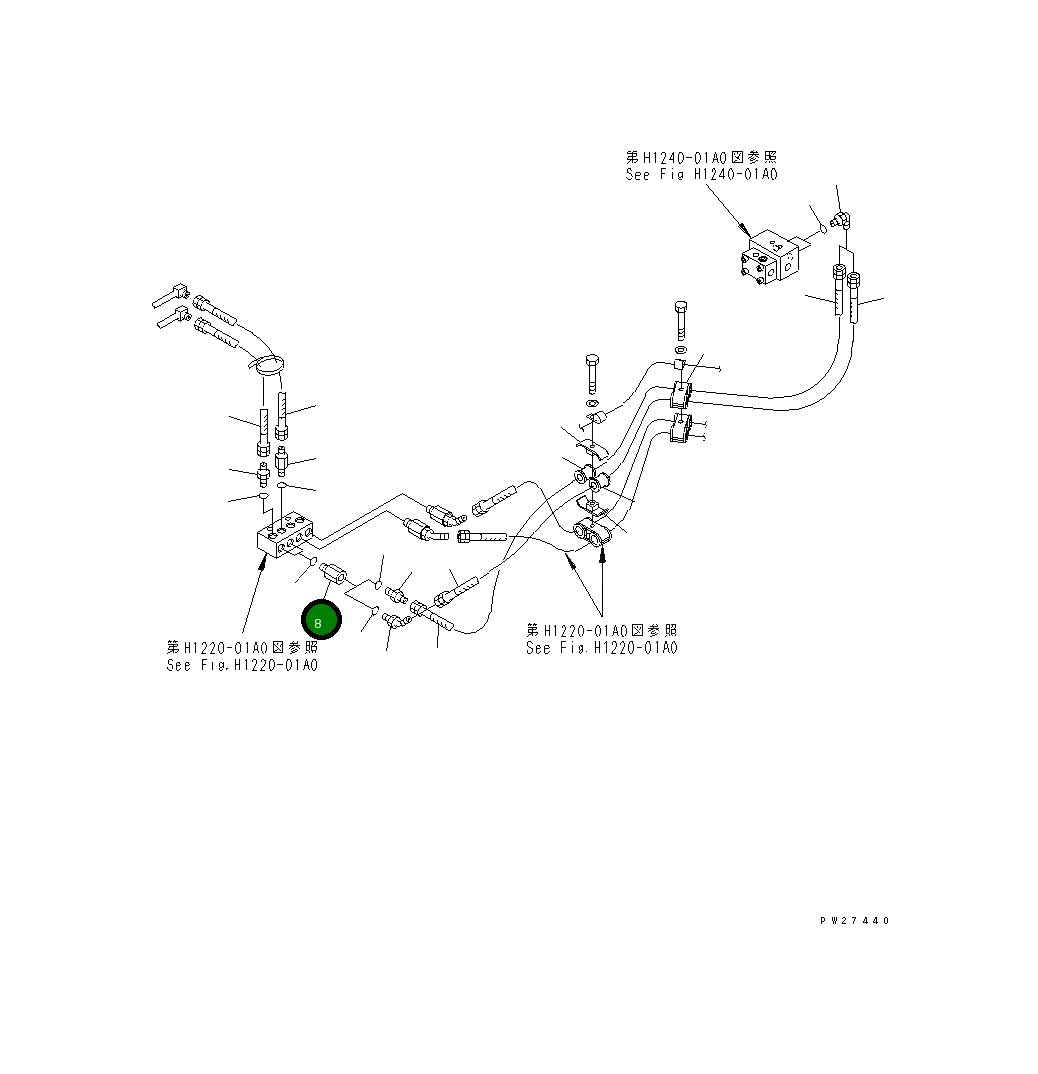 Адаптер 8287-62-1510 Komatsu