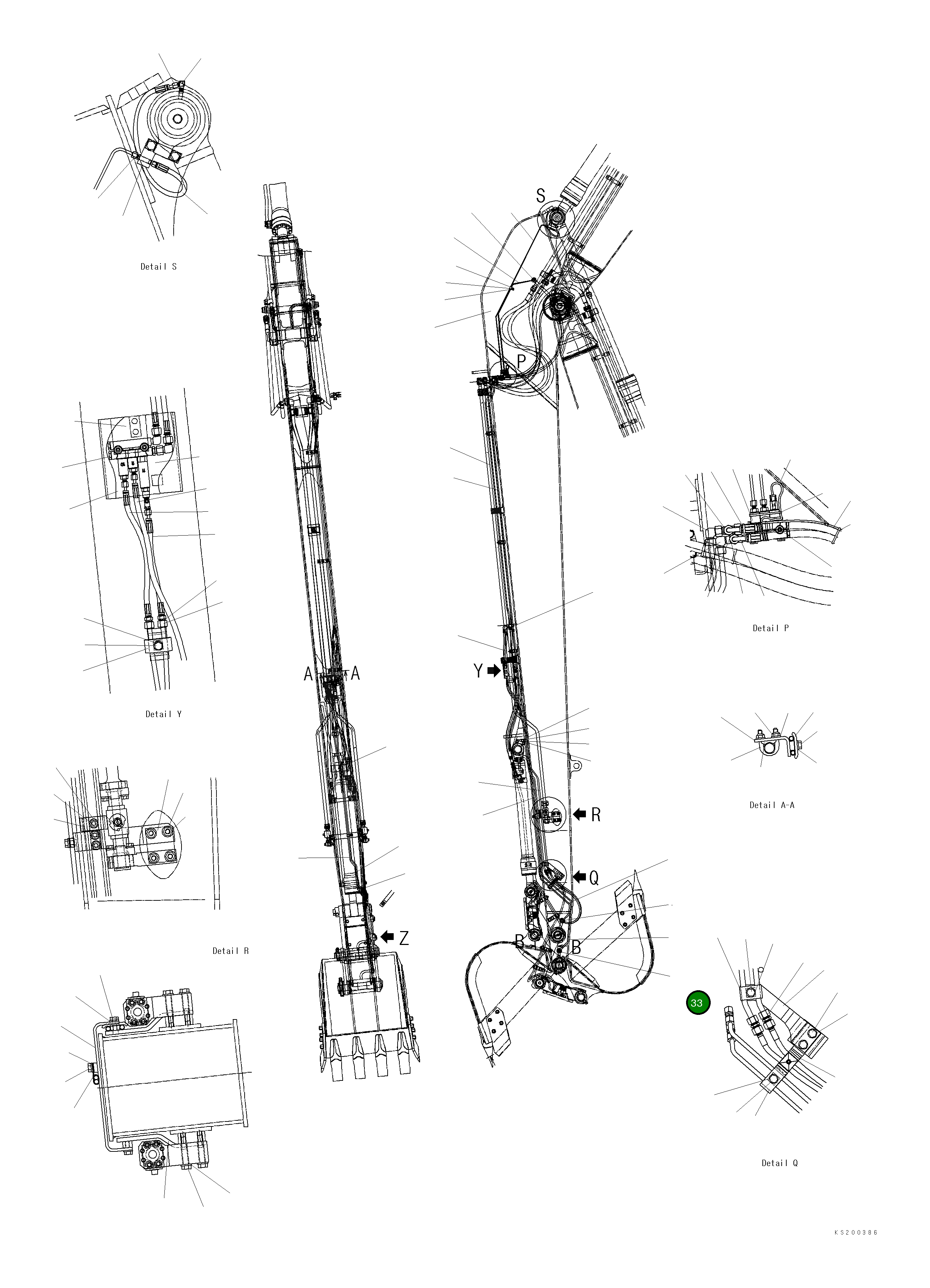 Болт-банджо 20Y-70-K5360 Komatsu
