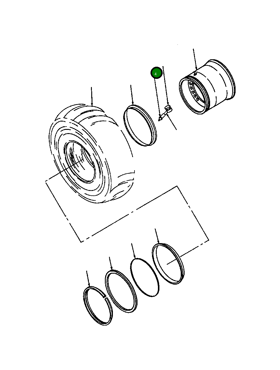 Адаптер 160 630 Komatsu