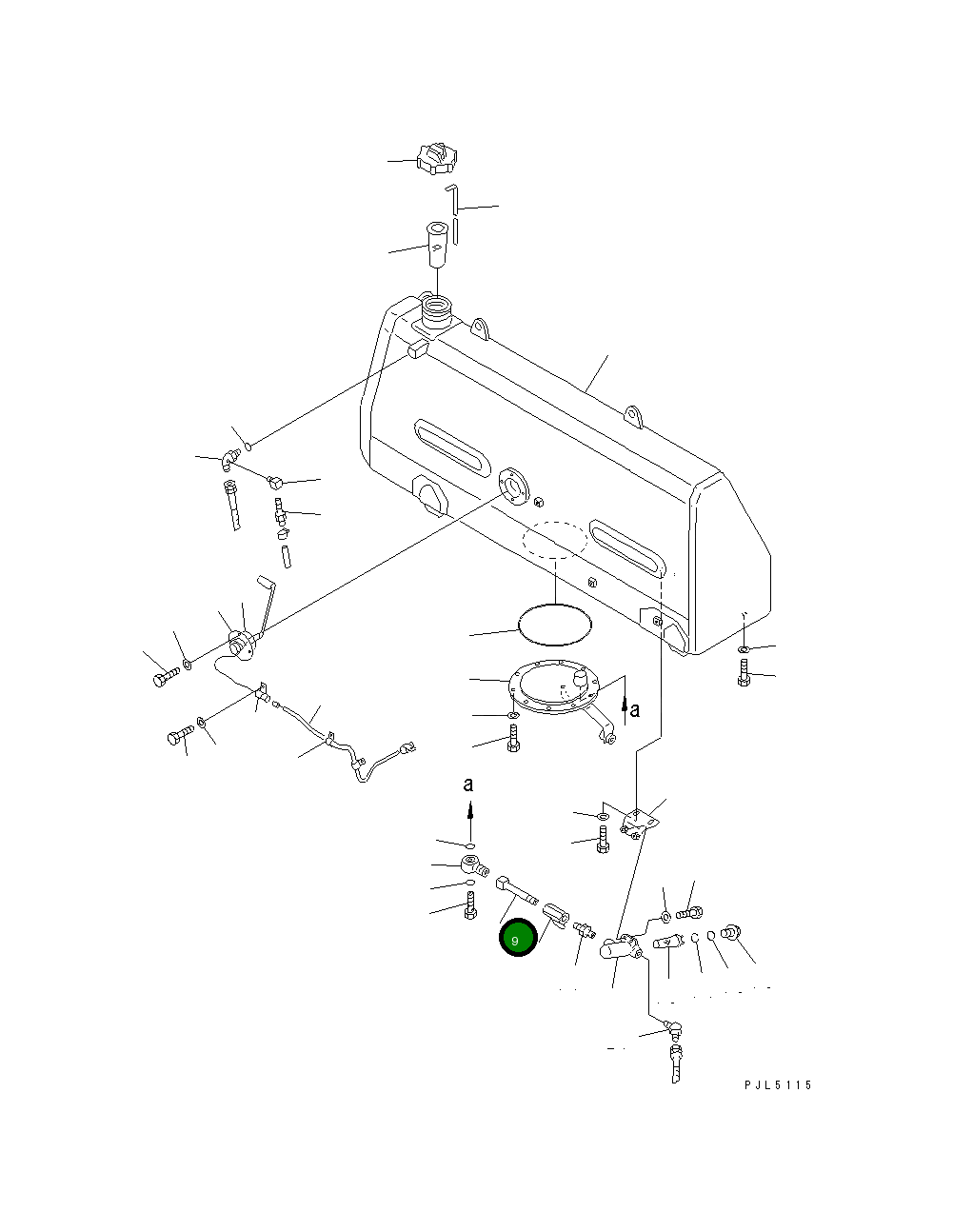 Адаптер 21T-26-71130 Komatsu