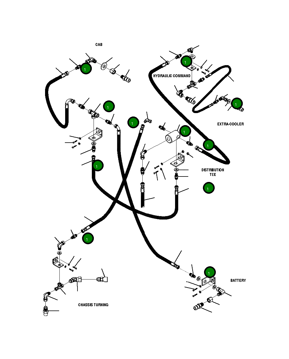 Адаптер 20Y-968-B980 Komatsu