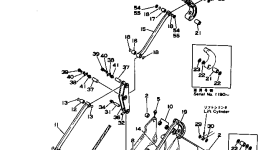 Левое коромысло 145-70-32210 Komatsu