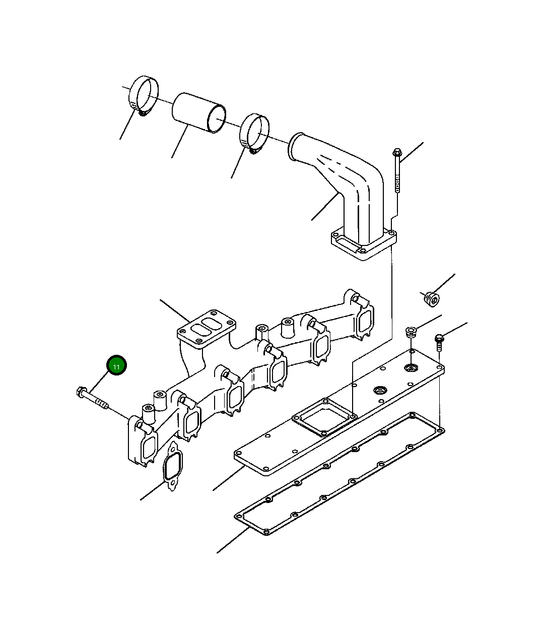 Болт (M10x1.50x65) 1307 219 H1 Komatsu