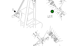 Вал 176-70-43180 Komatsu